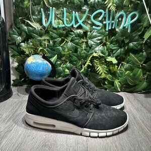 Nike Stefan Janoski Max SB Men Size 11.5 Black White Skate Shoes 631303-022